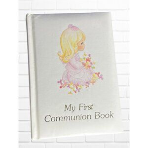 Precious Moments My First Communion Book 1994 Girl
